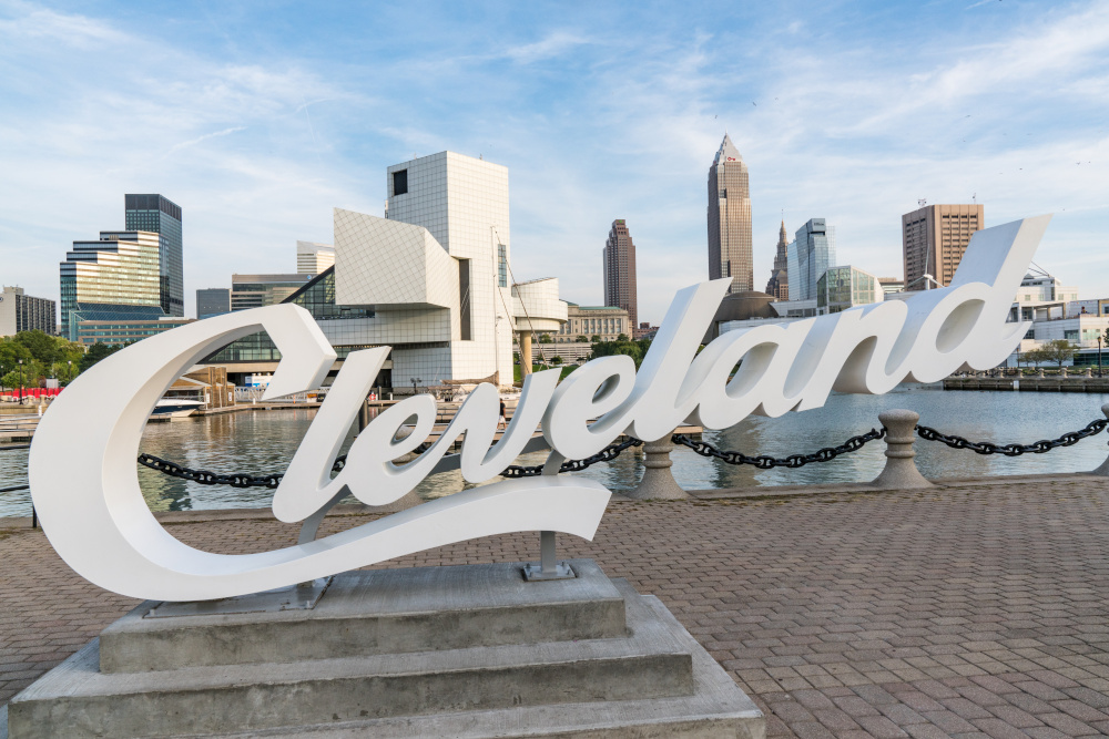 Cleveland sign downtown