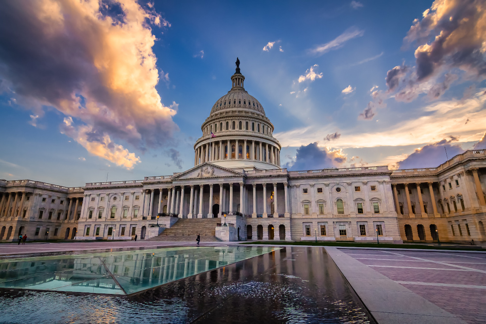 US Capitol at sunset Democrat's proposed tax plan