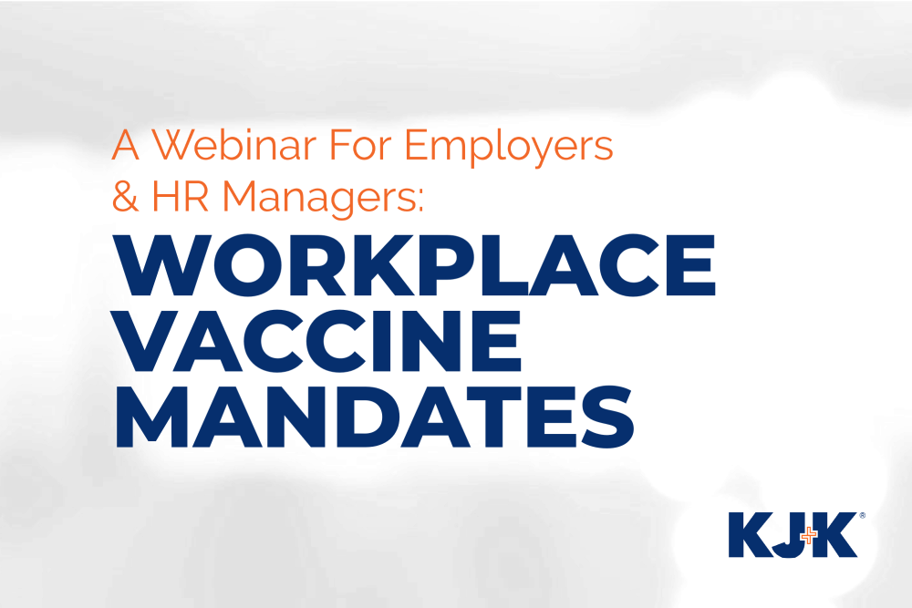 Workplace vaccine mandate webinar for employers and HR managers