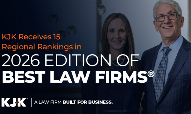KJK Receives 15 Regional Rankings in the 2026 Edition of Best Law Firms®