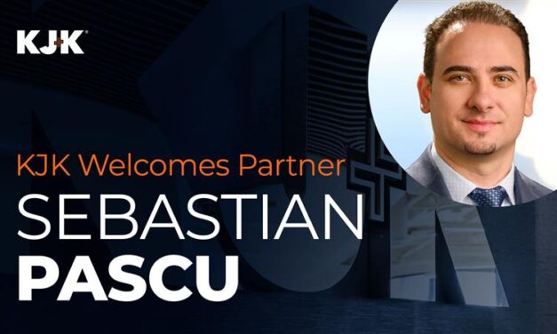 Sebastian Pascu Joins KJK as Partner and Chair of Estate, Wealth & Succession Practice Group