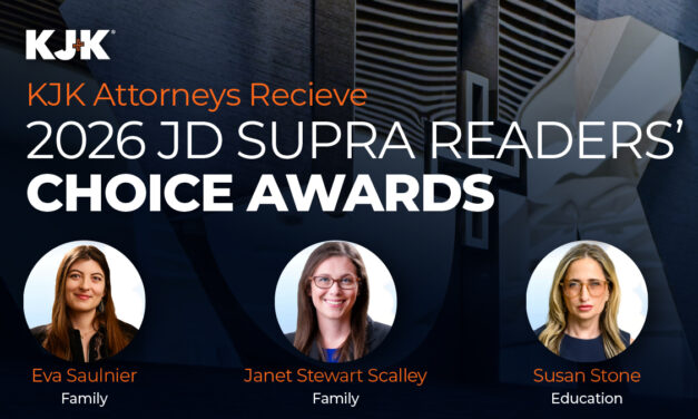 KJK Attorneys Recognized in 2026 JD Supra Readers’ Choice Awards