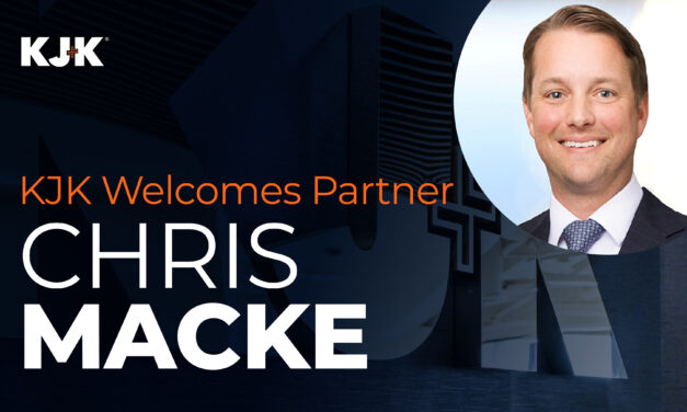 KJK Welcomes Chris Macke as Partner in Real Estate Practice Group