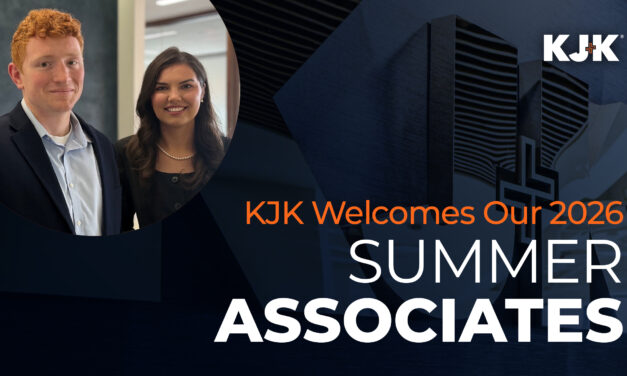 KJK Welcomes 2026 Summer Associates