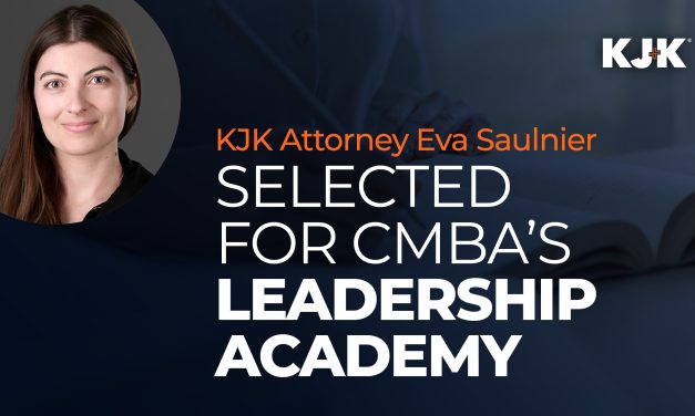 KJK Attorney Eva Saulnier Selected for CMBA’s Leadership Academy